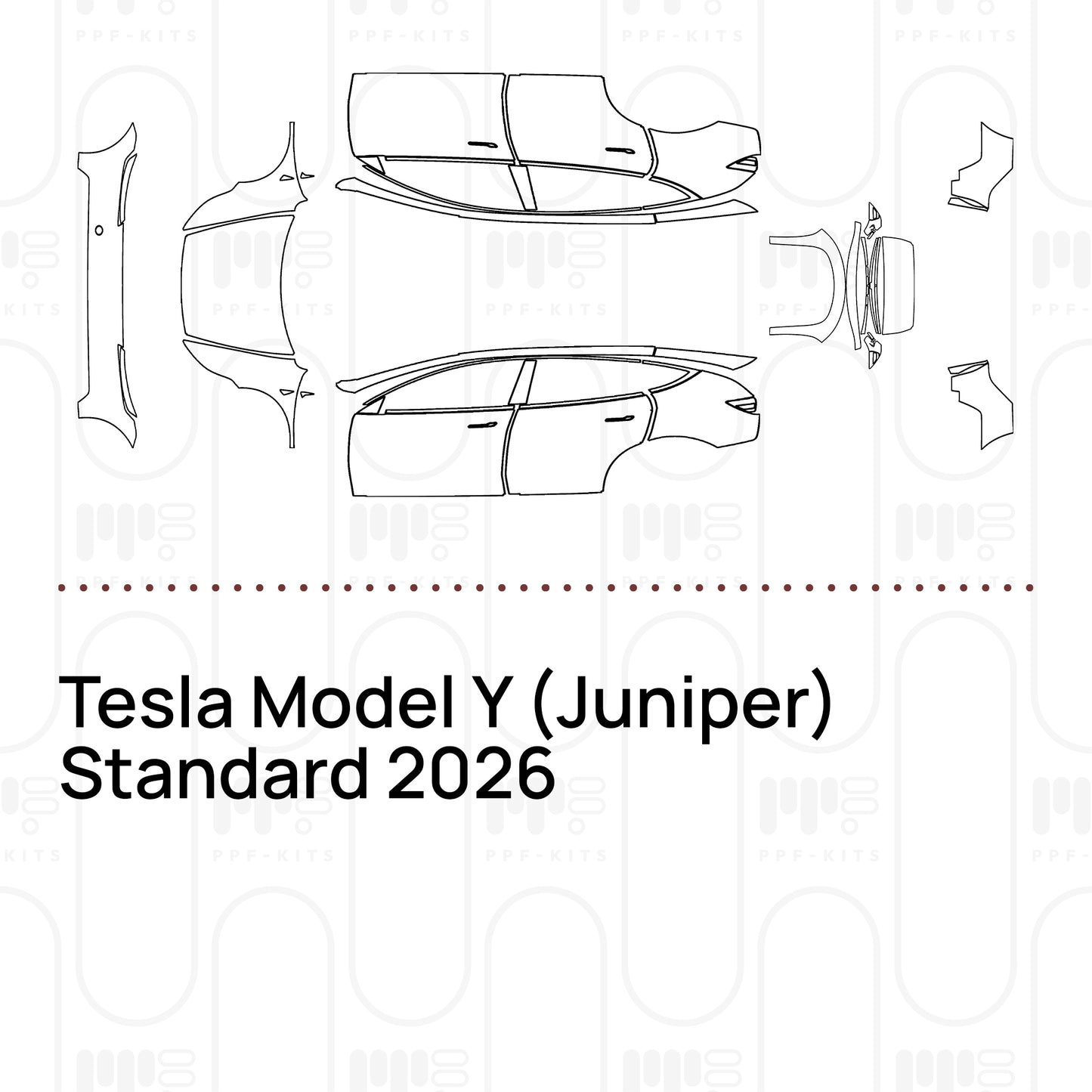 Pre-Cut PPF Tesla Model Y (Juniper) Standard 2026