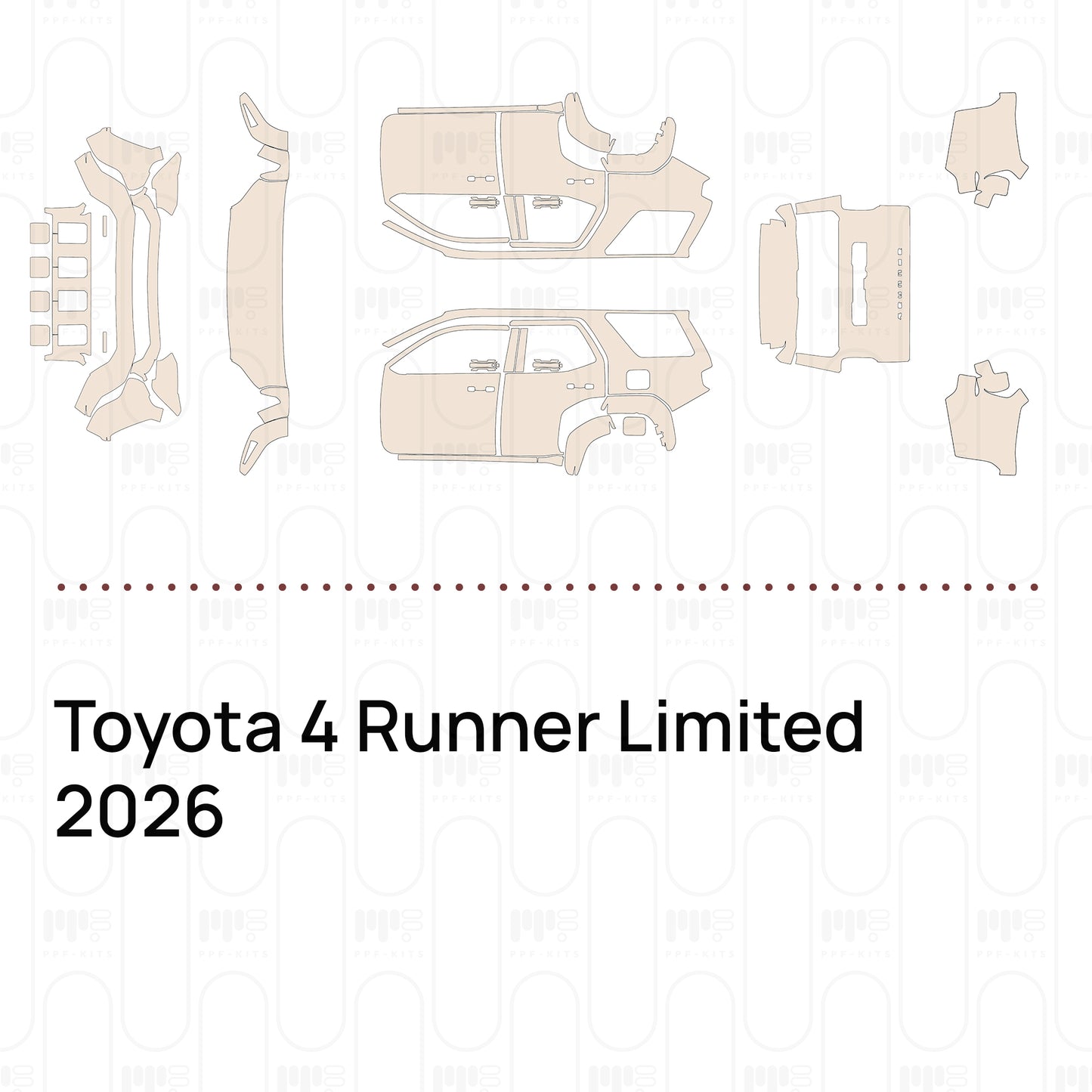 Pre-Cut PPF Toyota 4 Runner Limited 2026