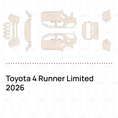 Pre-Cut PPF Toyota 4 Runner Limited 2026