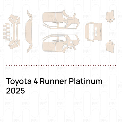 Pre-Cut PPF Toyota 4 Runner Platinum 2025