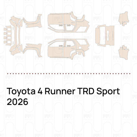 Pre-Cut PPF Toyota 4 Runner TRD Sport 2026