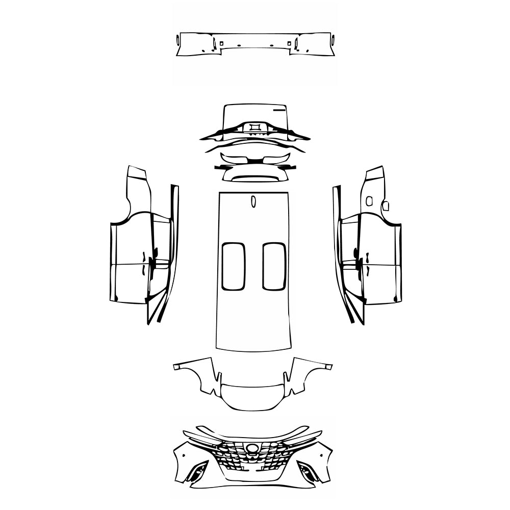 Pre-Cut PPF Toyota Alphard 2024 - PPF-Kits