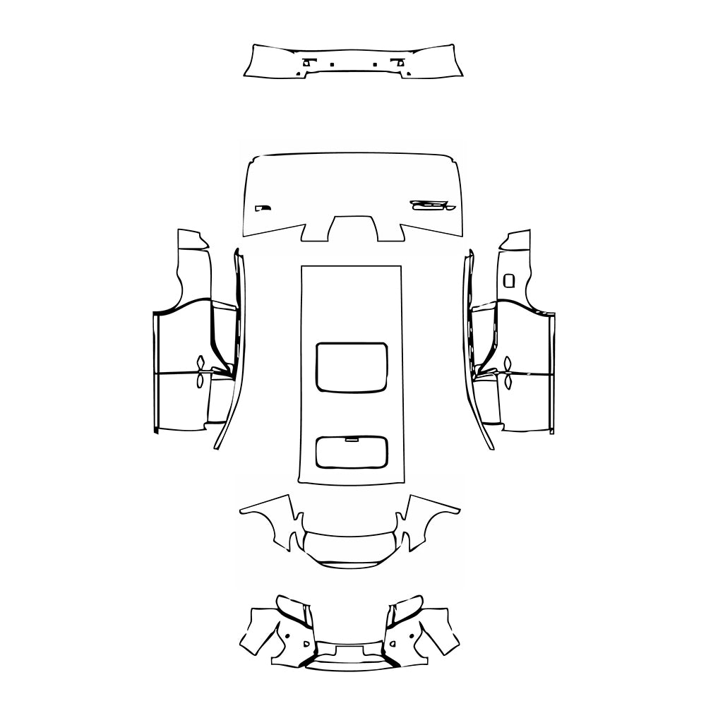 Pre-Cut PPF Toyota Alphard ALPHARD Executive Lounge 2016 - PPF-Kits