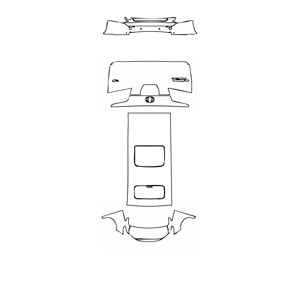 Pre-Cut PPF Toyota Alphard ALPHARD Executive Lounge S 2023 - PPF-Kits