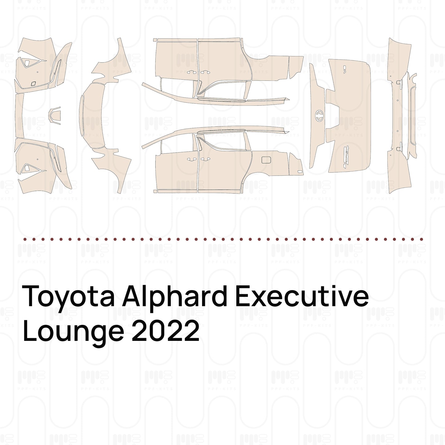 Pre-Cut PPF Toyota Alphard Executive Lounge 2022
