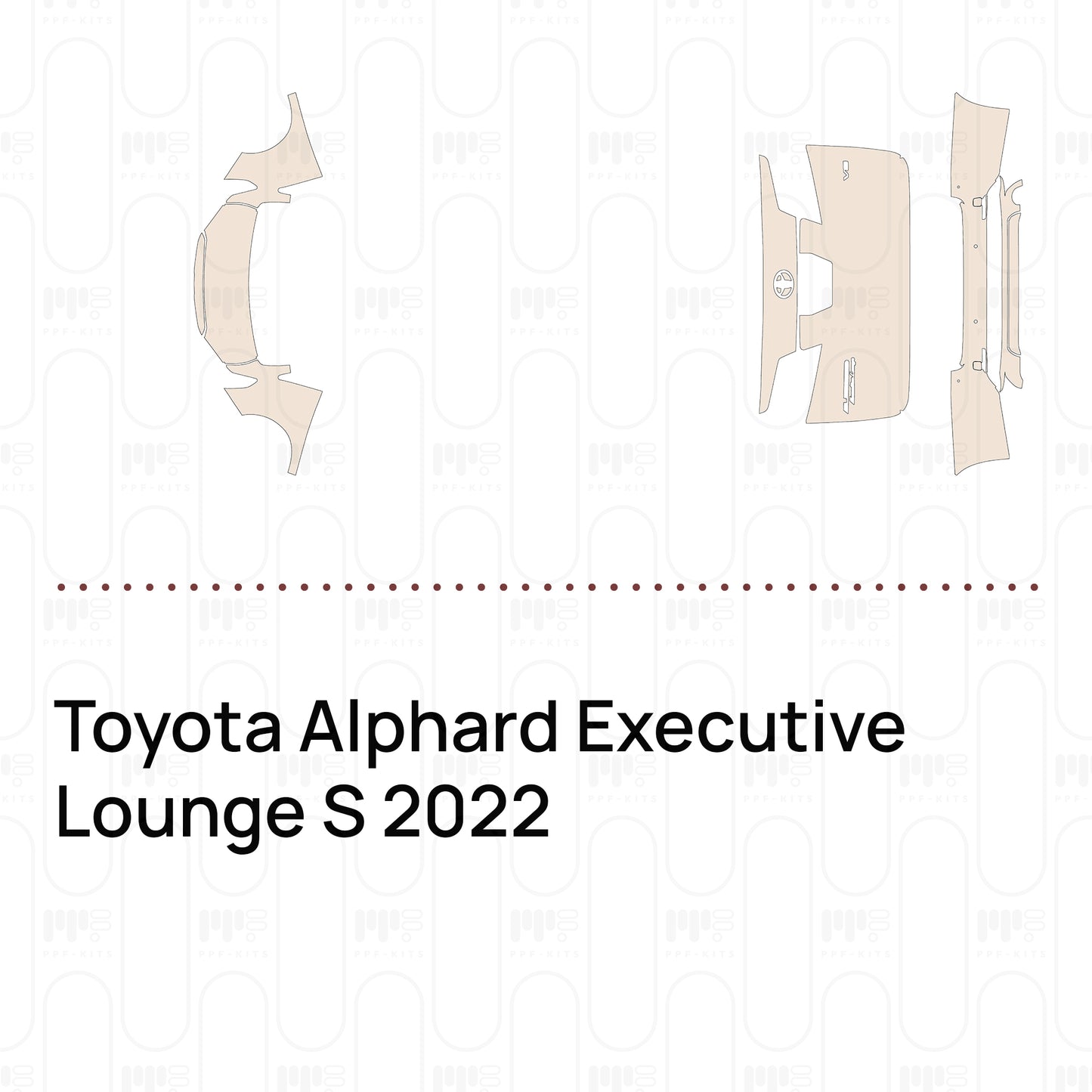 Pre-Cut PPF Toyota Alphard Executive Lounge S 2022