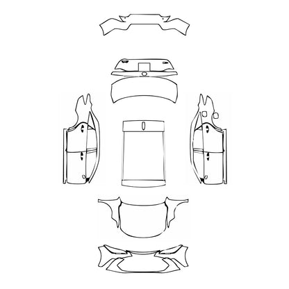 Pre-Cut PPF Toyota Avalon Sport 2019 - PPF-Kits