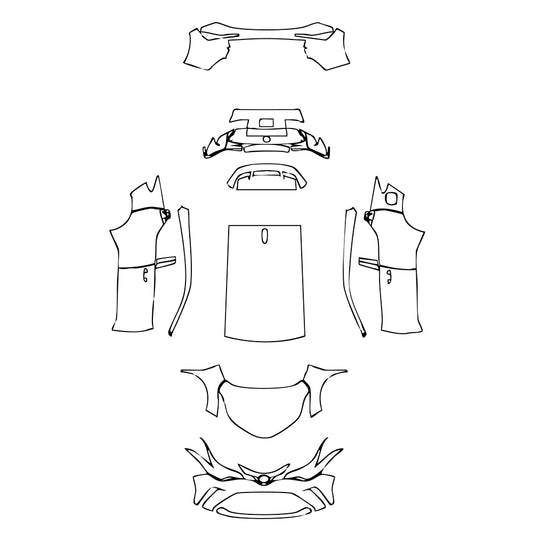 Pre-Cut PPF Toyota C-HR 2023 - PPF-Kits