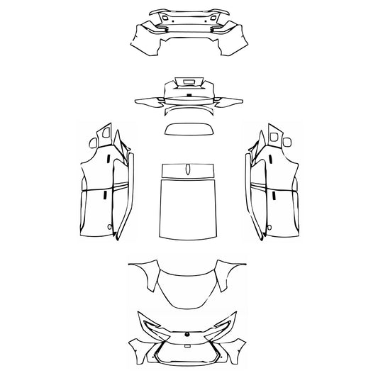 Pre-Cut PPF Toyota C-HR PHEV (EU) 2024 - PPF-Kits