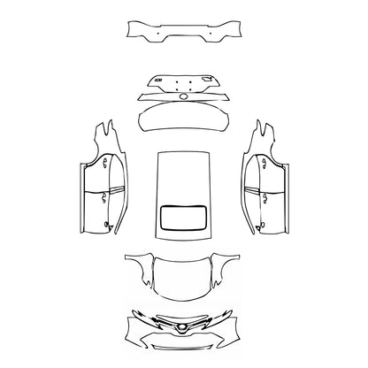 Pre-Cut PPF Toyota Camry (CN) Luxury 2019 - PPF-Kits