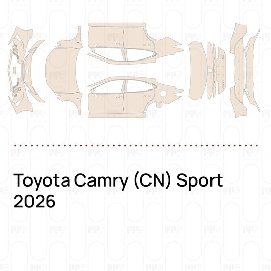 Pre-Cut PPF Toyota Camry (CN) Sport 2026