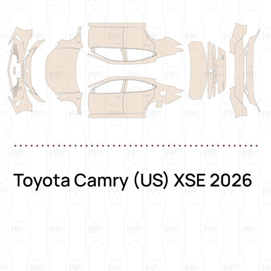 Pre-Cut PPF Toyota Camry (US) XSE 2026