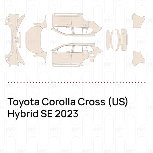 Pre-Cut PPF Toyota Corolla Cross (US) Hybrid SE 2023