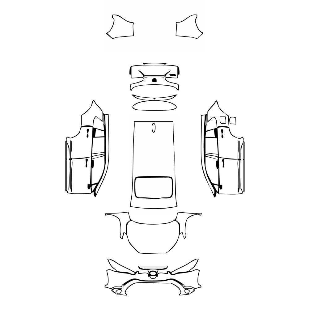 Pre-Cut PPF Toyota Corolla Cross (US) Hybrid S 2023 - PPF-Kits