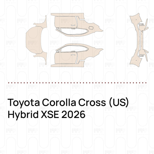 Pre-Cut PPF Toyota Corolla Cross (US) Hybrid XSE 2026