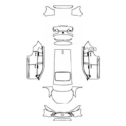Pre-Cut PPF Toyota Corolla Cross (US) XLE 2024 - PPF-Kits