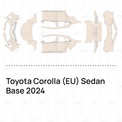 Pre-Cut PPF Toyota Corolla (EU) Sedan Base 2024