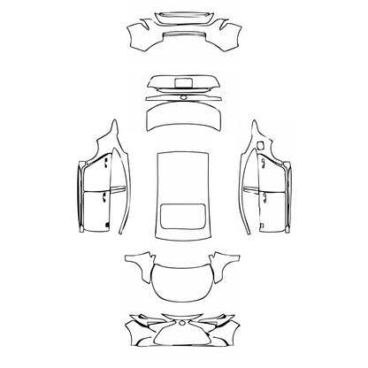 Pre-Cut PPF Toyota Corolla (US) Sedan Luxury 2021 - PPF-Kits