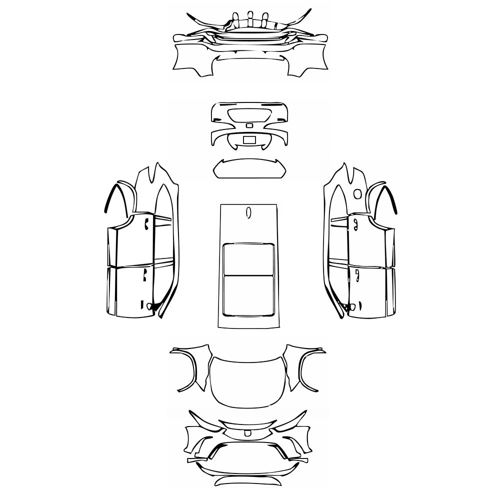 Pre-Cut PPF Toyota Crown Kluger 2024 - PPF-Kits
