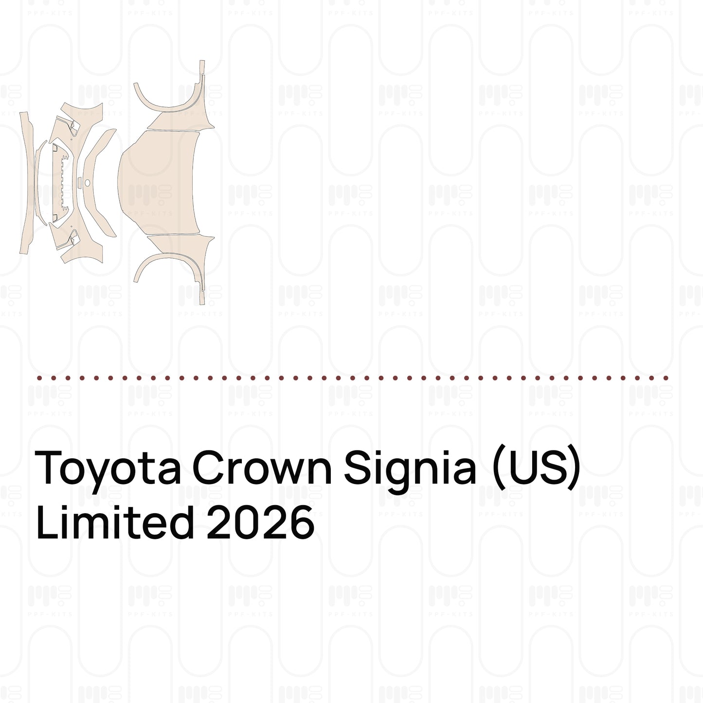 Pre-Cut PPF Toyota Crown Signia (US) Limited 2026