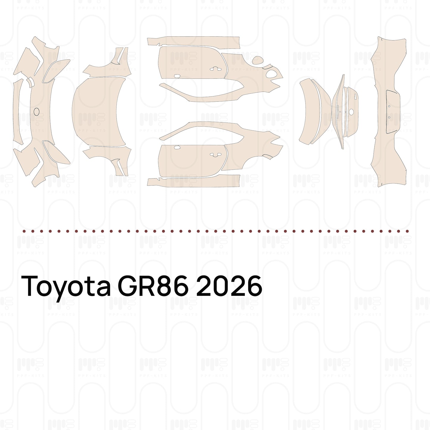 Pre-Cut PPF Toyota GR86 2026