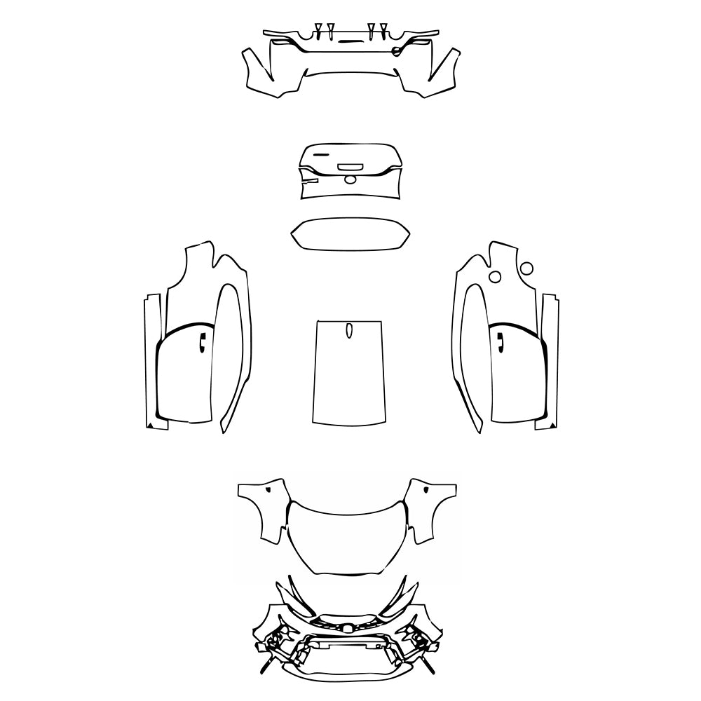 Pre-Cut PPF Toyota GR Yaris 2022 - PPF-Kits