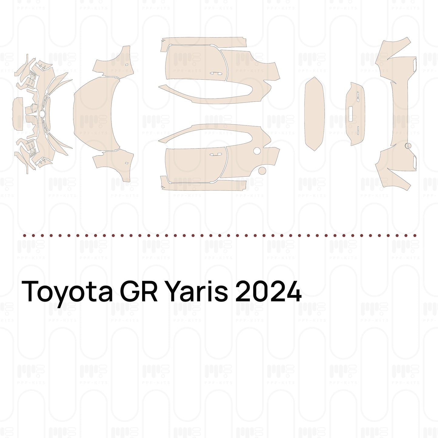 Pre-Cut PPF Toyota GR Yaris 2024