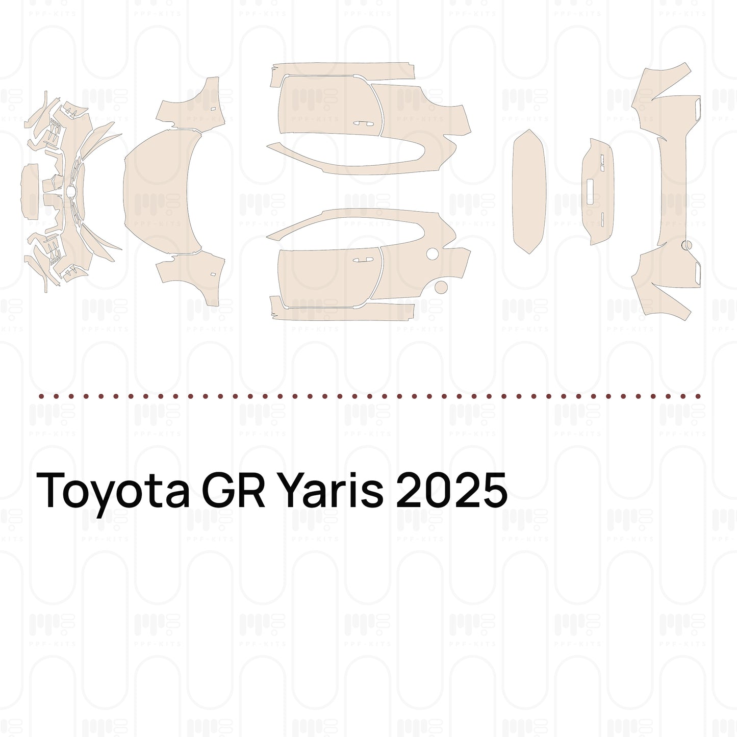 Pre-Cut PPF Toyota GR Yaris 2025