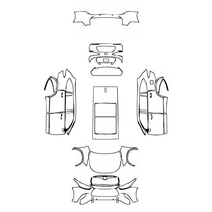 Pre-Cut PPF Toyota Highlander (CN) 2023 - PPF-Kits