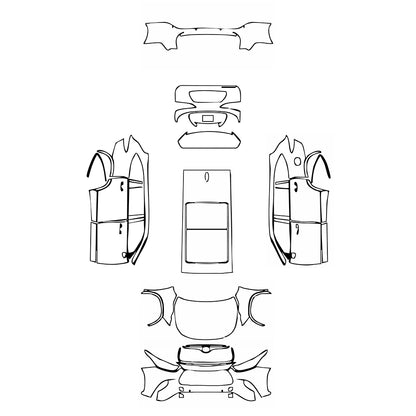 Pre-Cut PPF Toyota Highlander (US) Limited 2023 - PPF-Kits