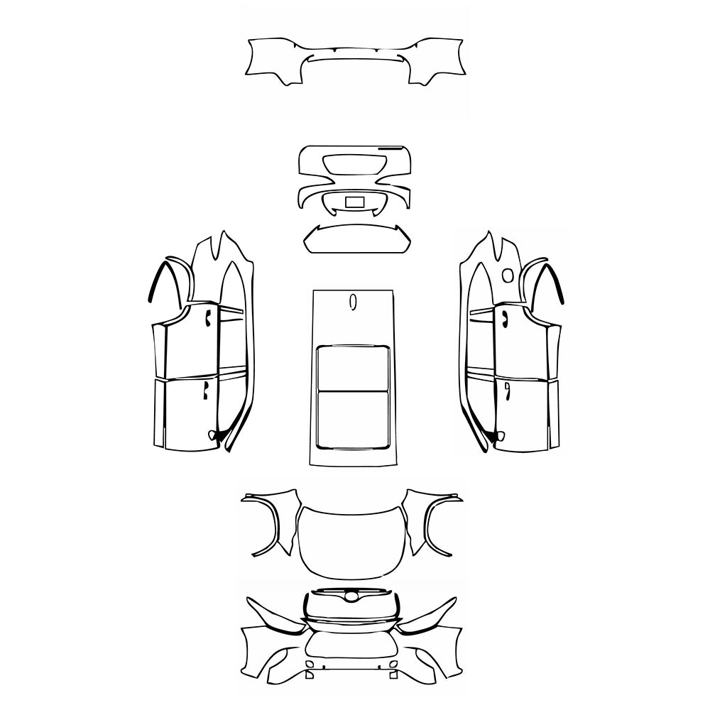 Pre-Cut PPF Toyota Highlander (US) Limited 2025 - PPF-Kits