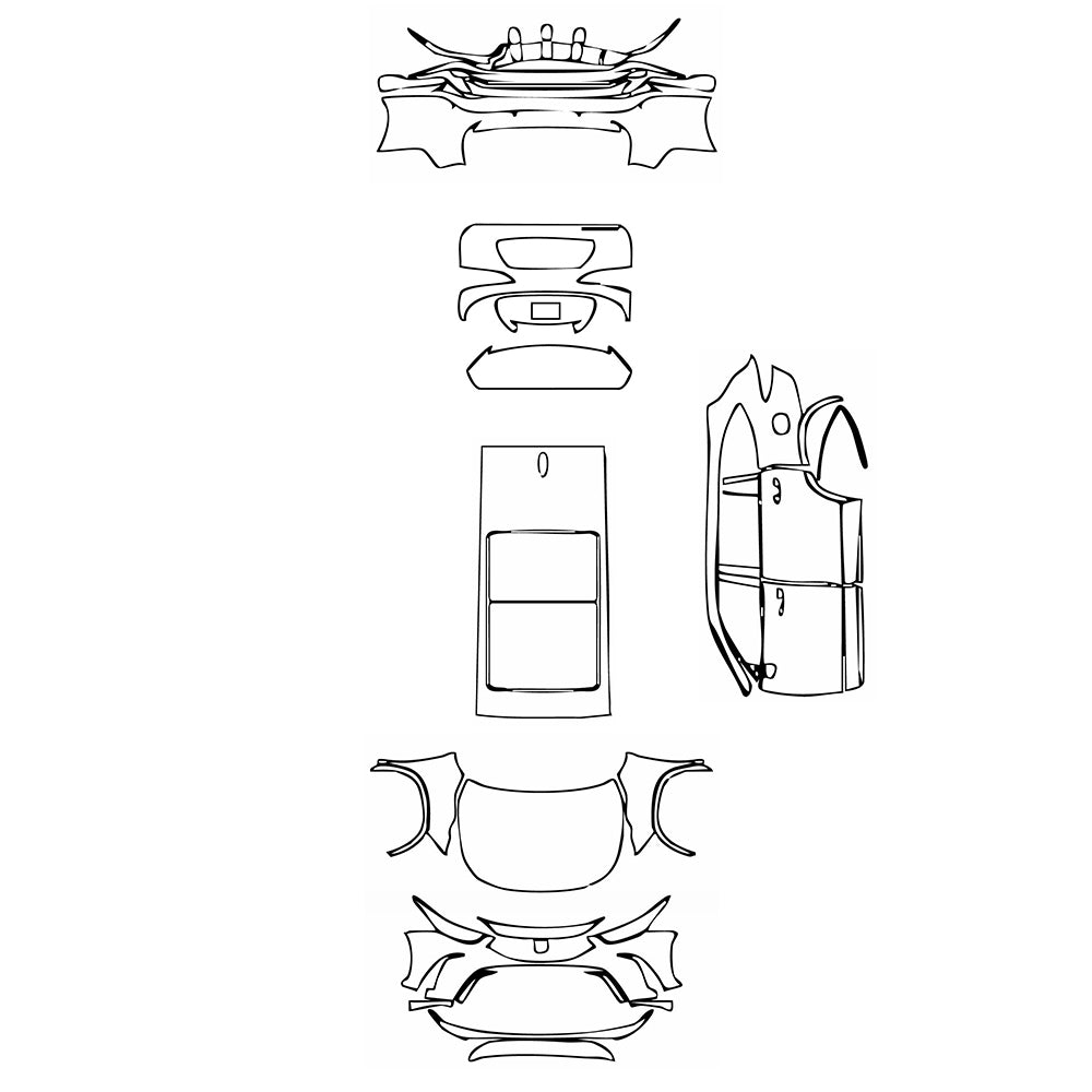 Pre-Cut PPF Toyota Highlander (US) XSE 2025 - PPF-Kits
