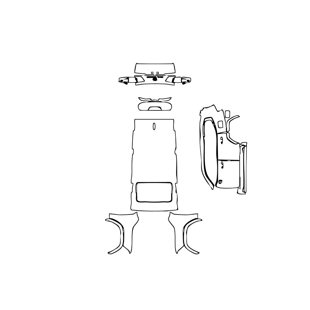 Pre-Cut PPF Toyota Land Cruiser GR Sport 2022 - PPF-Kits