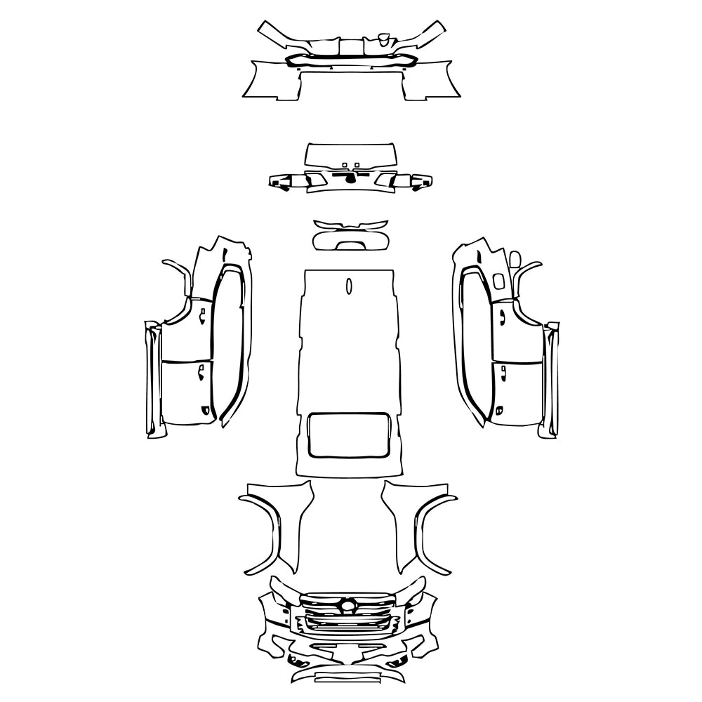Pre-Cut PPF Toyota Land Cruiser Luxury 2022 - PPF-Kits