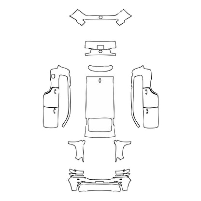 Pre-Cut PPF Toyota Land Cruiser V8 2018 - PPF-Kits