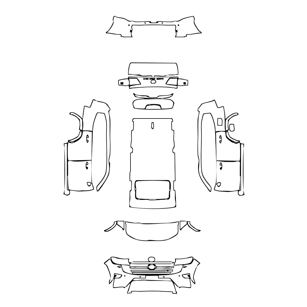 Pre-Cut PPF Toyota Land Cruiser (ME) EXR 2025 - PPF-Kits