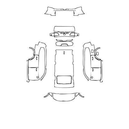 Pre-Cut PPF Toyota Land Cruiser (ME) GR-Sport 2022 - PPF-Kits