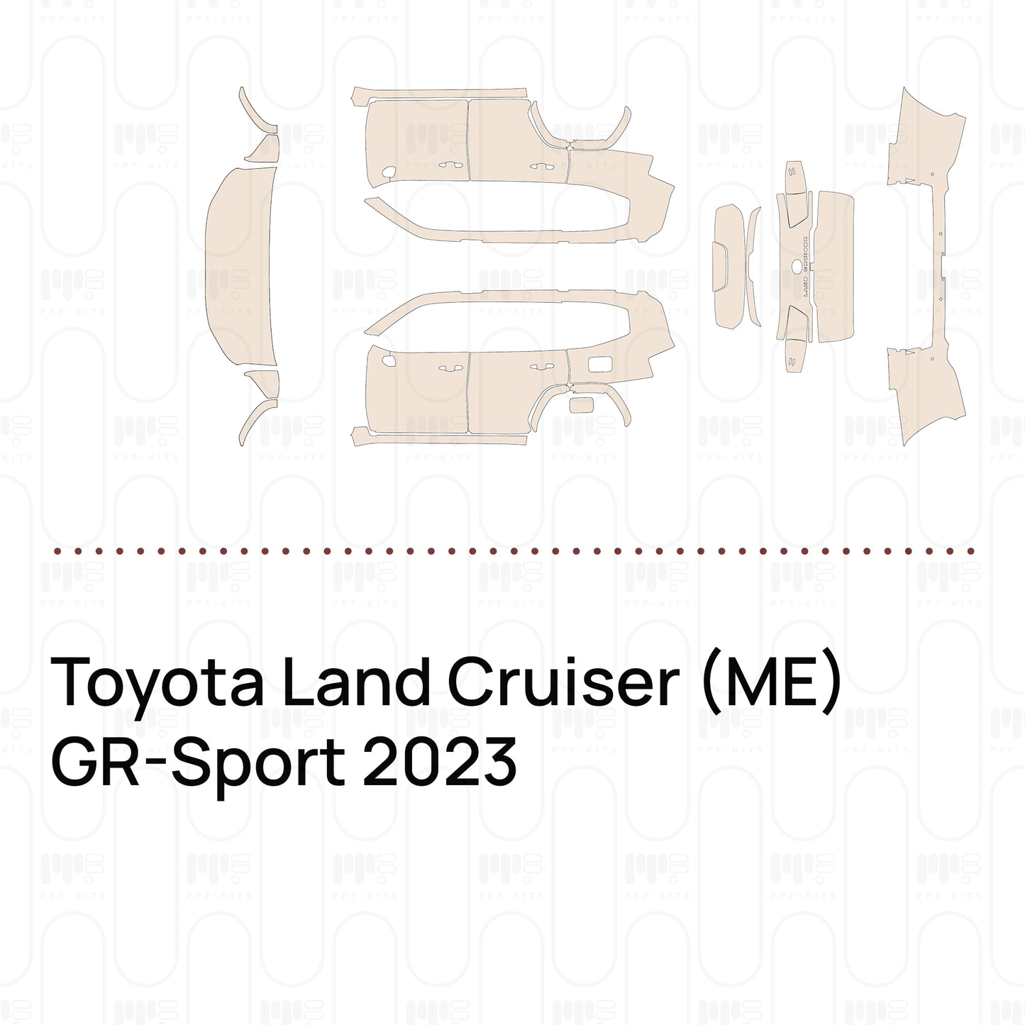Pre-Cut PPF Toyota Land Cruiser (ME) GR-Sport 2023