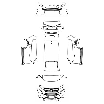 Pre-Cut PPF Toyota Land Cruiser (ME) GXR 2022 - PPF-Kits