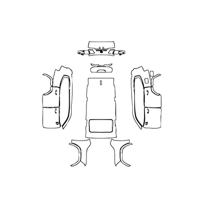 Pre-Cut PPF Toyota Land Cruiser base 2022 - PPF-Kits