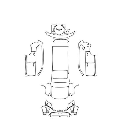 Pre-Cut PPF Toyota Prado 2015 - PPF-Kits