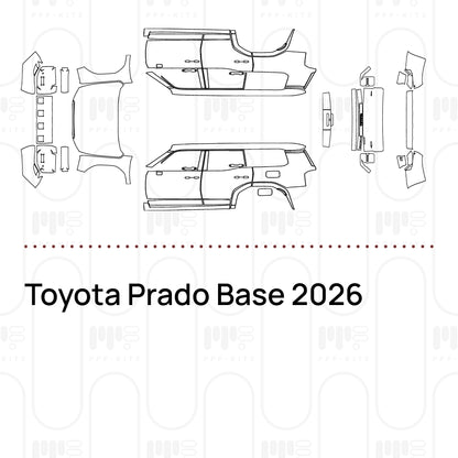 Pre-Cut PPF Toyota Prado Base 2026
