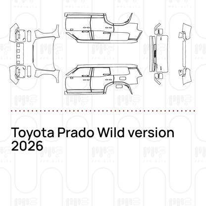 Pre-Cut PPF Toyota Prado Wild version 2026