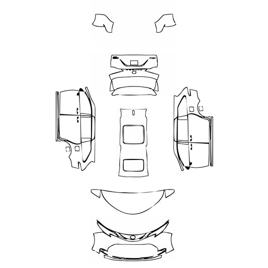 Pre-Cut PPF Toyota Sienna LE 2023 - PPF-Kits
