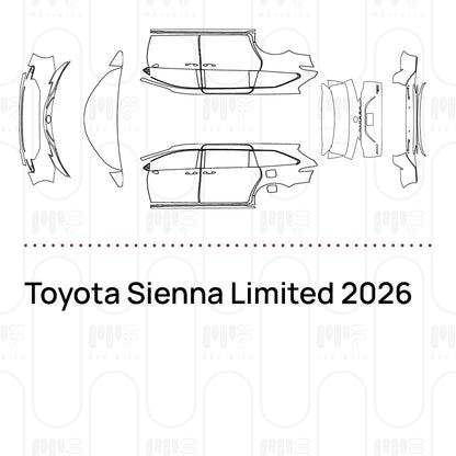 Pre-Cut PPF Toyota Sienna Limited 2026