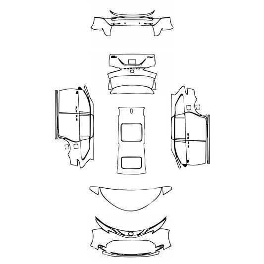 Pre-Cut PPF Toyota Sienna Platinum 2025 - PPF-Kits
