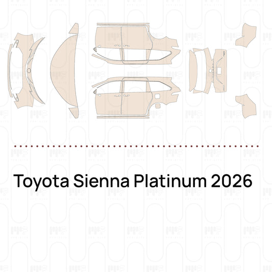 Pre-Cut PPF Toyota Sienna Platinum 2026