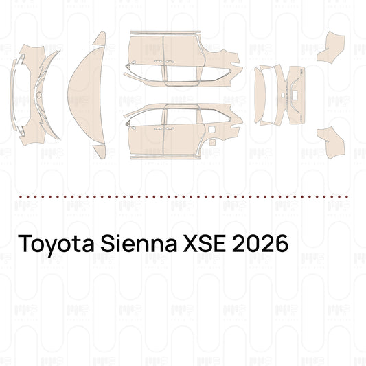 Pre-Cut PPF Toyota Sienna XSE 2026
