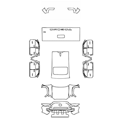 Pre-Cut PPF Toyota Tacoma Double Cab TRD Off-Road 2022 - PPF-Kits