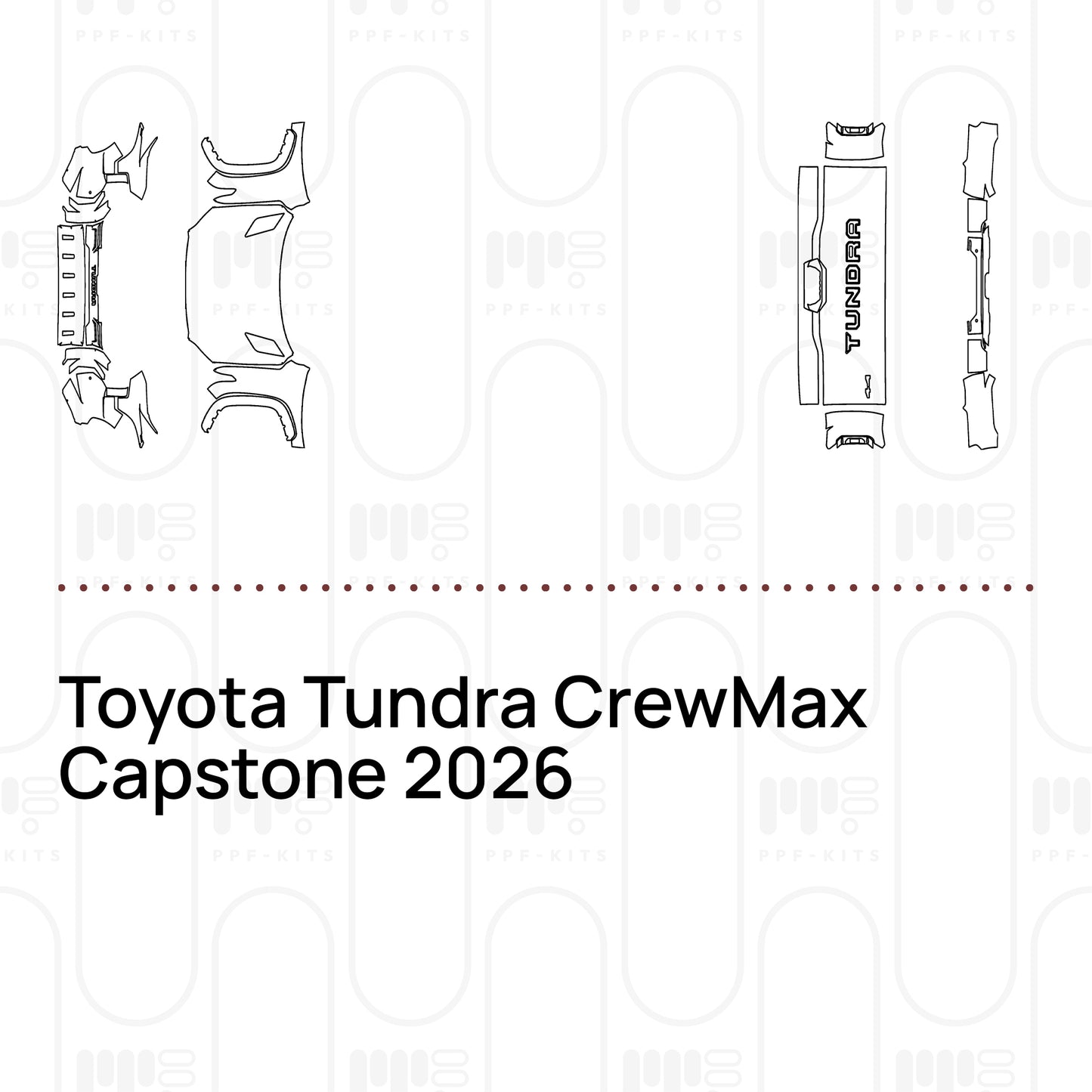 Pre-Cut PPF Toyota Tundra CrewMax Capstone 2026